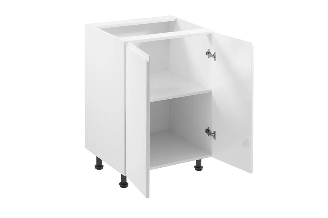 Unterschrank 60 cm - Aspen D60 Weiß/Hochglanz - ROYAL24_MARKT