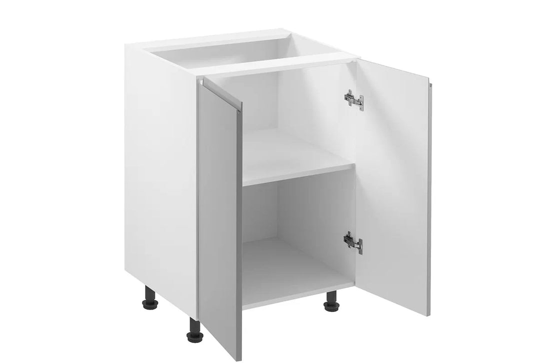 Unterschrank 60 cm - Aspen D60 Grau/Hochglanz - ROYAL24_MARKT