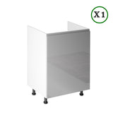 Winkelküche - L-Form Aspen - Weiß Oder Grau - K25-G250×270 cm. - ROYAL24_MARKT