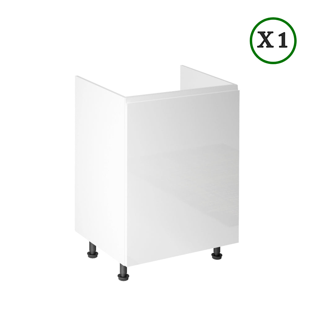 Winkelküche - L-Form Aspen - Weiß Oder Grau - K25-G250×270 cm. - ROYAL24_MARKT