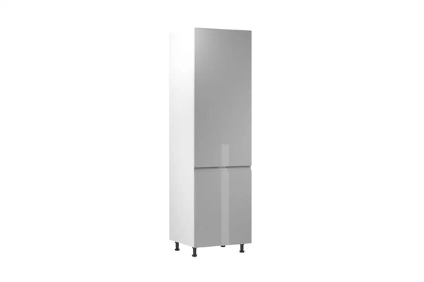 Kühlumbauschrank 60 cm - Aspen D60ZL-P/L Grau/Hochglanz - ROYAL24_MARKT