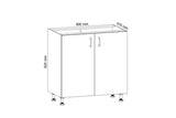 Spülschrank 80 cm  - Aspen - Fließendes Design, das Ordnung und Frische in Ihre Küchenumgebung bringt. - ROYAL24_MARKT