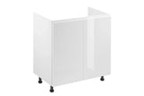 Spülschrank 80 cm  - Aspen - Fließendes Design, das Ordnung und Frische in Ihre Küchenumgebung bringt. - ROYAL24_MARKT