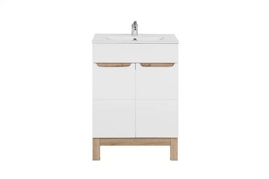 Waschbeckenschrank - Badschrank - Bali White - Modernes und stilvolles Design.