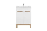 Waschbeckenschrank - Badschrank - Bali White - Modernes und stilvolles Design. - ROYAL24_MARKT