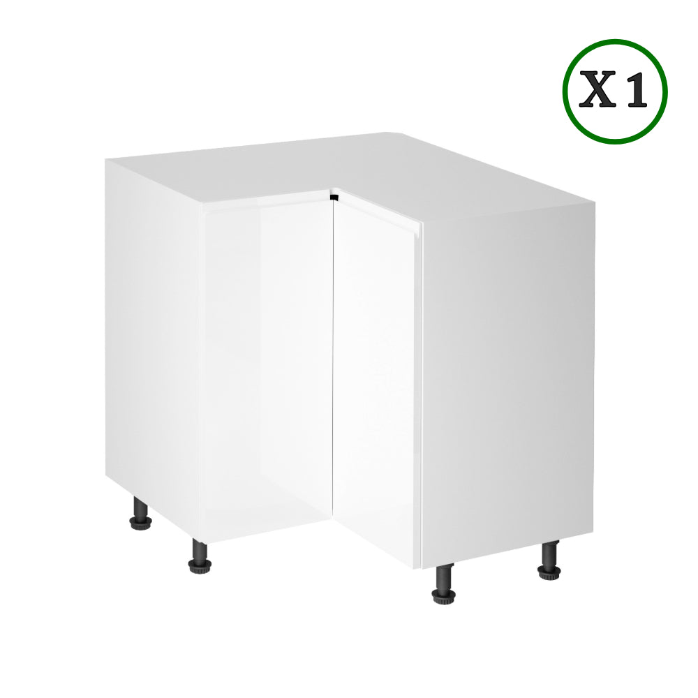 Winkelküche - L-Form Aspen - Weiß Oder Grau - K25-G250×270 cm. - ROYAL24_MARKT