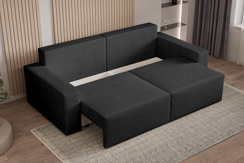 Schlafsofa Brazil – Schwarz