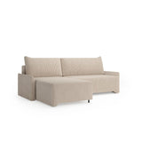 Ecksofa Loco – Creme – Ottomane links