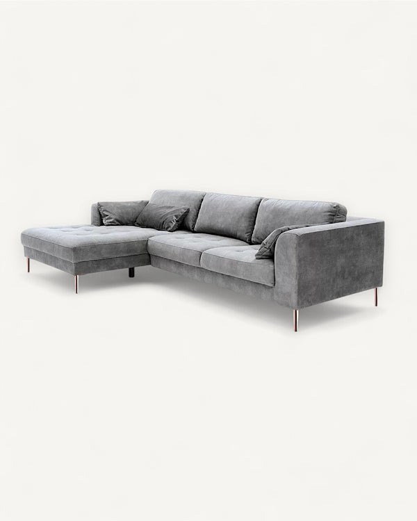 Ecksofa - Luzi - Stilvolles Design trifft auf Flexibilität. - ROYAL24_MARKT