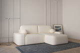 Ecksofa Oval – Creme
