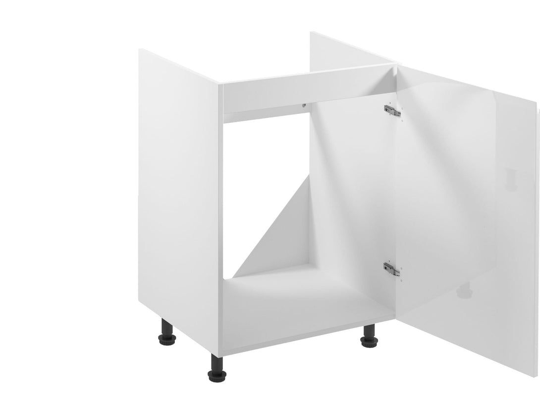 Küchenzeile K56-G300 - Aspen Weiß - Hoher Standard mit modernem Design - ROYAL24_MARKT