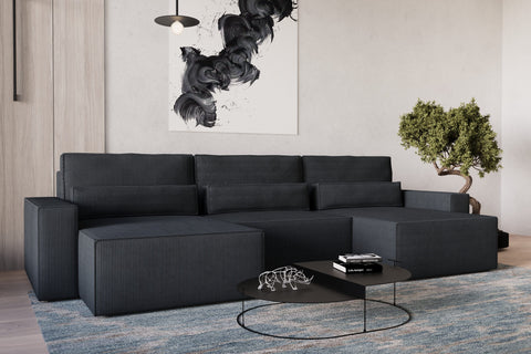 Ecksofa Brazil U – Schwarz – Brazil U Mini