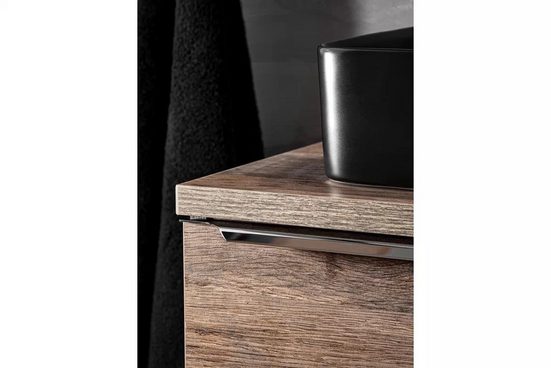 Waschbeckenschrank - Santa Fe Oak - Mit einem modernen und luxuriösen Design.