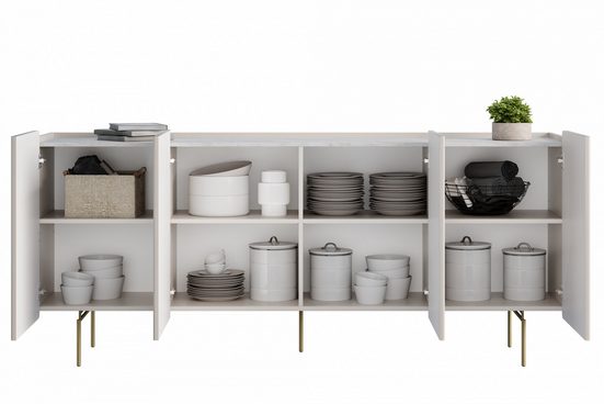 Kommode 200 cm, 150 cm - MALMI -  Ein Hauch von Eleganz für jeden Raum.