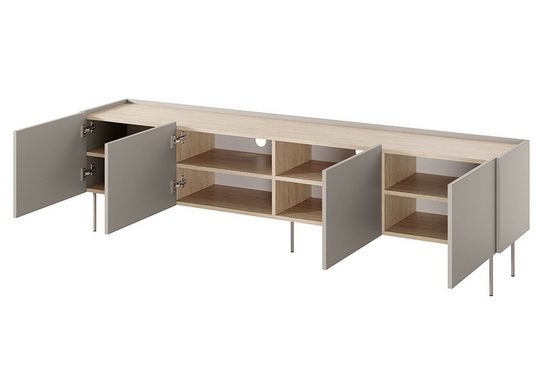 TV-Schrank 220 cm, 170 cm, 120 cm TV-Schrank - DESIN - Modernes Design, das Eleganz und Funktion vereint.