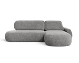 Ecksofa Diune – Grau – Ottomane rechts