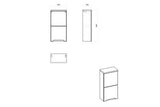 Hängeschrank - Badschrank - Bali White - Premium Quality. - ROYAL24_MARKT