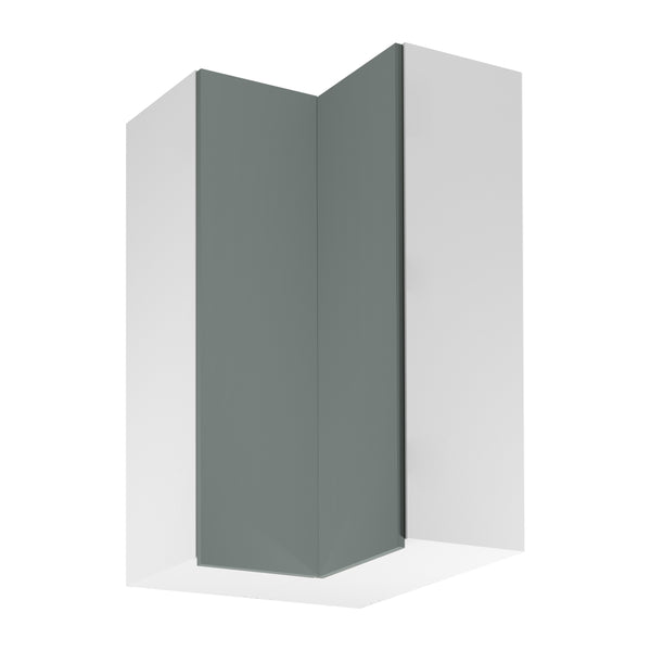 Eckhängeschrank G60N – Sorento Weiß Grün – Elegante Lösung für Ordnung in der Küche.