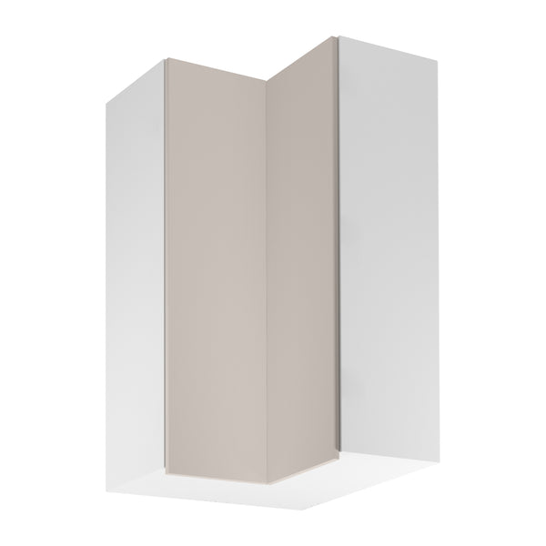 Eckhängeschrank G60N2 – Sorento Weiß Beige – Clevere Stauraumlösungen für moderne Küchen.