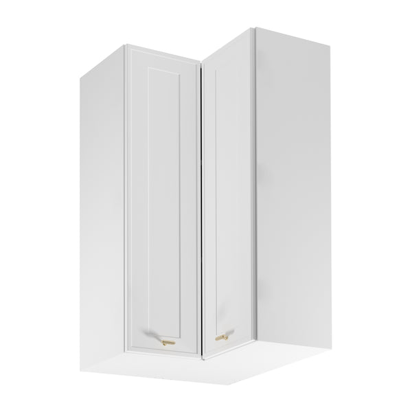 Eckhängeschrank G60N2 – Sorento Weiß – Funktionalität trifft auf modernes Design.