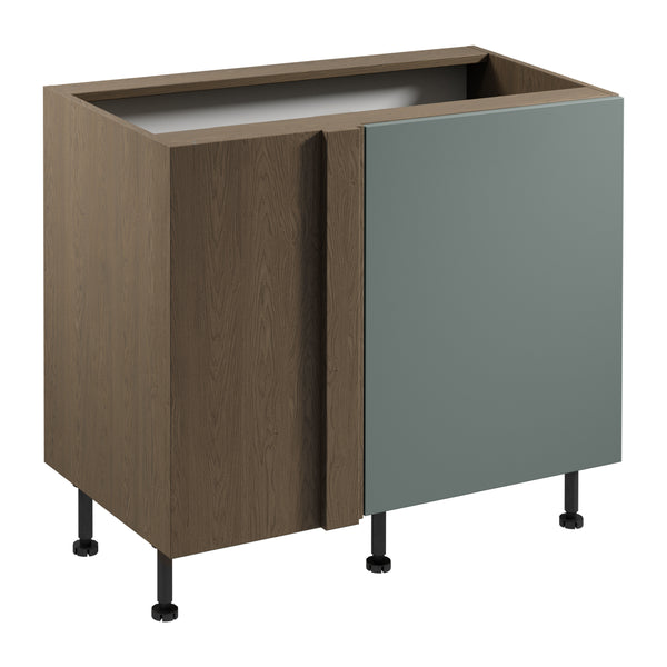 Eckunterschrank D100N P/L – Sorento Grün – Perfekte Lösung für ungenutzte Küchenflächen.