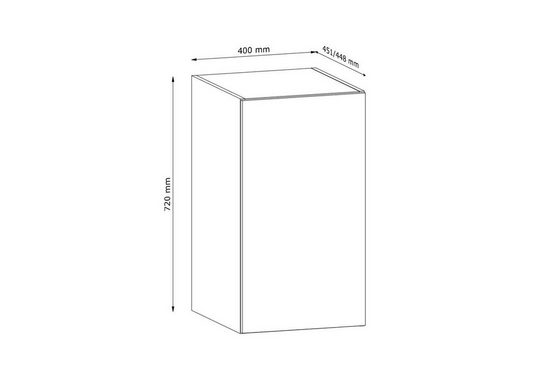 Hängeschrank 40 cm - Langen G40G