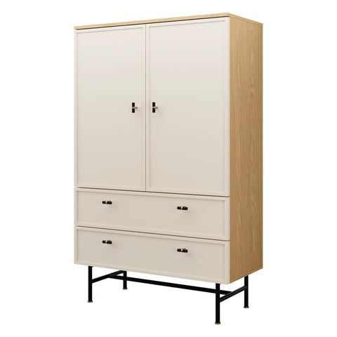 Elora Highboard in Frühlingseiche / Macadamia
