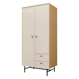 Elora Kleiderschrank in Frühlingseiche / Macadamia