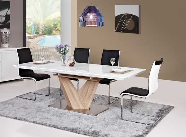 Esstisch ALARAS – Premium – ausziehbar 160–220 cm – Kreatives Design für das Speisezimmer.