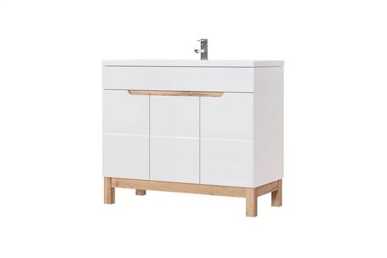 Waschbeckenschrank - Badschrank - Bali White - Modernes und stilvolles Design.