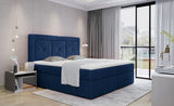 ROYAL24_MARKT Boxspringbett - Neuer Stil wird Ihrem Zuhause Schönheit verleihen. ( Bett 1 -St. Premium - IDRIS ) - ROYAL24_MARKT