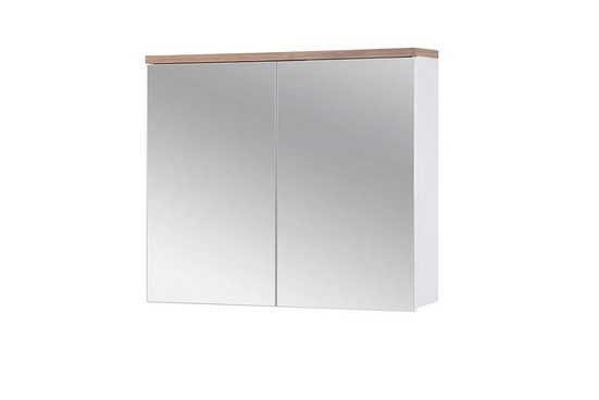 Badezimmerspiegelschrank - Badschrank - Bali White - Elegantes modernes Design.