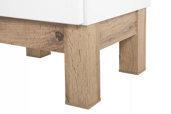 Hochschrank - Badschrank - Bali White - Ordentliche Badezimmerorganisation.