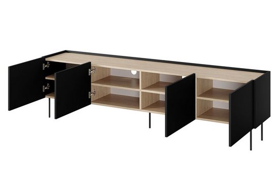 TV-Schrank 220 cm, 170 cm, 120 cm TV-Schrank - DESIN - Modernes Design, das Eleganz und Funktion vereint.