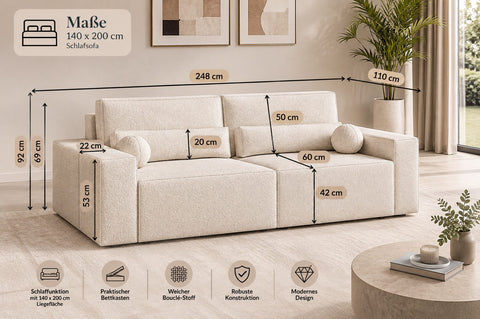 Schlafsofa Brazil