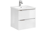 Waschbeckenschrank - Capri White - Intelligente Lösungen für stilvolle Badezimmerorganisation. - ROYAL24_MARKT
