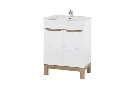 Waschbeckenschrank - Bali Grey - Prozess zur Maximierung der Funktionalität.
