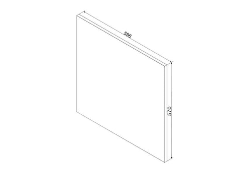 Frontblende FZ 60 PO – ARVION – Elegante Geräte-Front – Ansicht 3