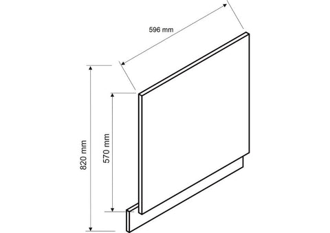 Frontblende FZ 60 PO – Kendro – Elegante Geräte-Front – Ansicht 4