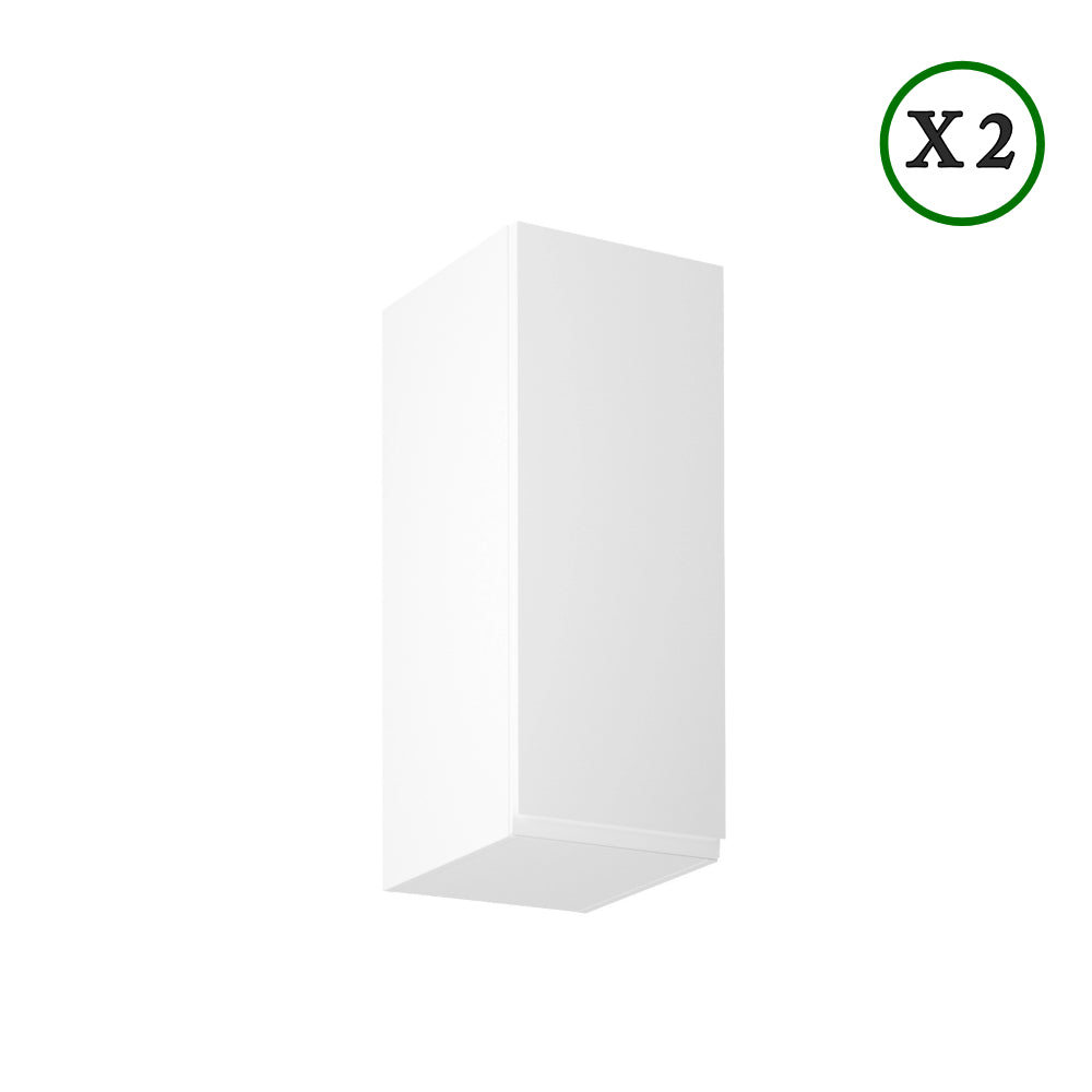 Winkelküche - L-Form Aspen - Weiß Oder Grau - K25-G250×270 cm. - ROYAL24_MARKT