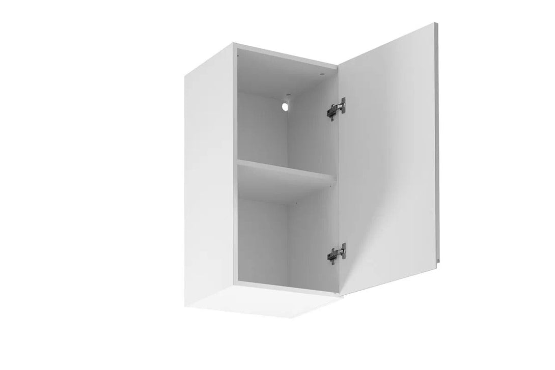 Hängeschrank 40 cm - Aspen G40-P/L Grau/Hochglanz