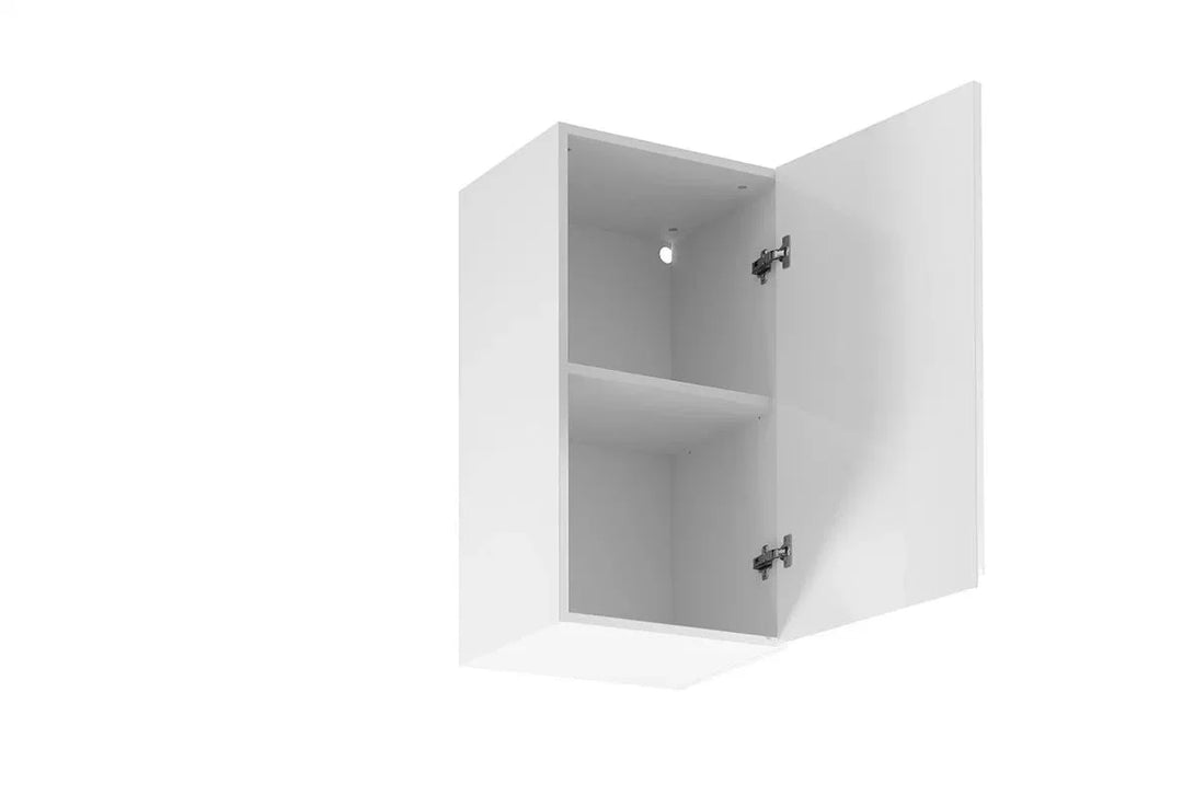 Hängeschrank 40 cm G40 P/L - Aspen - Weiß / Hochglanz