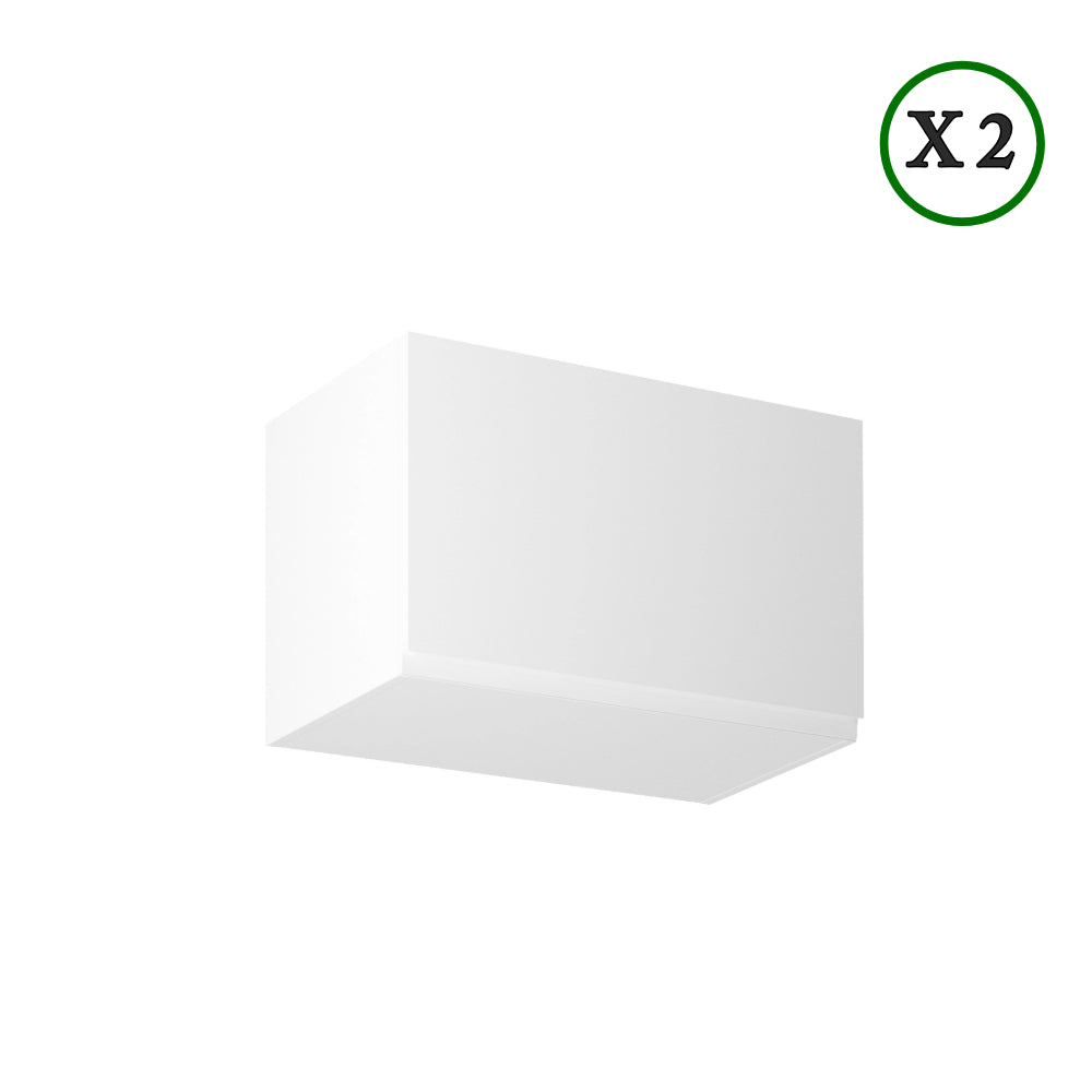 Winkelküche - L-Form Aspen - Weiß Oder Grau - K25-G250×270 cm. - ROYAL24_MARKT