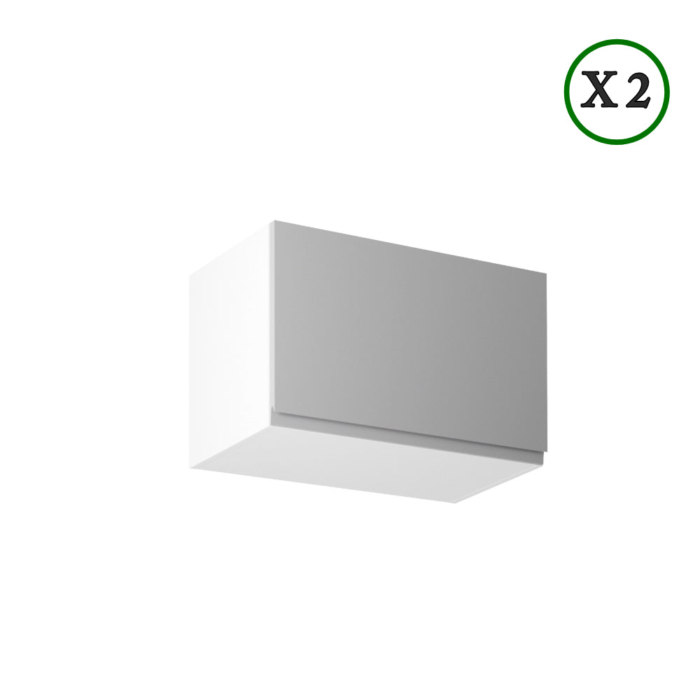 Winkelküche - L-Form Aspen - Weiß Oder Grau - K25-G250×270 cm. - ROYAL24_MARKT