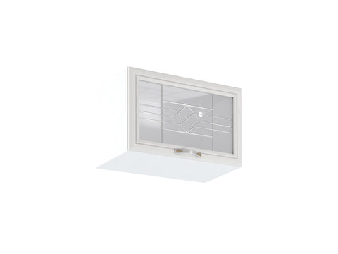 Glashängeschrank G60KSN – Sycylia Weiß