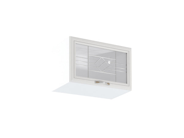 Glashängeschrank G60KSN – Sycylia Weiß