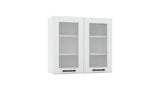 Glashängeschrank WS80 P/L – Dnoria – Elegante Wandlösung – Ansicht 4