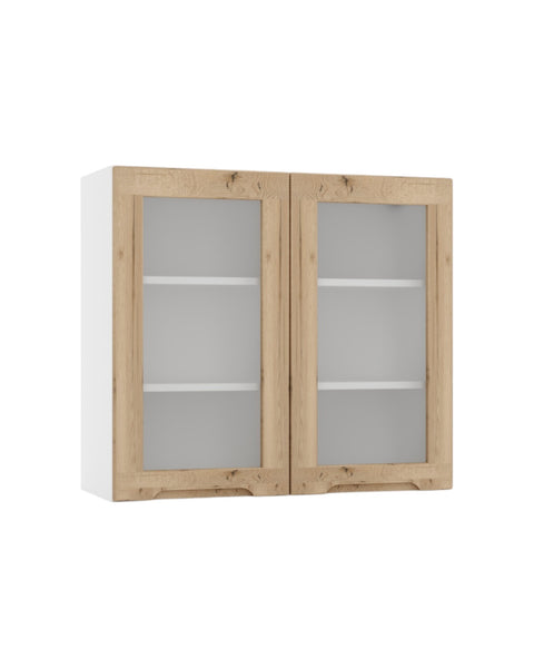 Glashängeschrank WS80 P/L – Zivora – Elegante Wandlösung