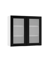 Glashängeschrank WS80 P/L – Zivora – Elegante Wandlösung – Ansicht 3