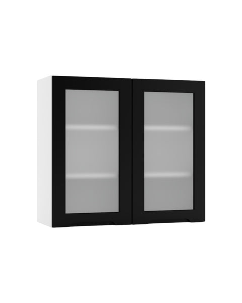 Glashängeschrank WS80 P/L – Zivora – Elegante Wandlösung – Ansicht 3